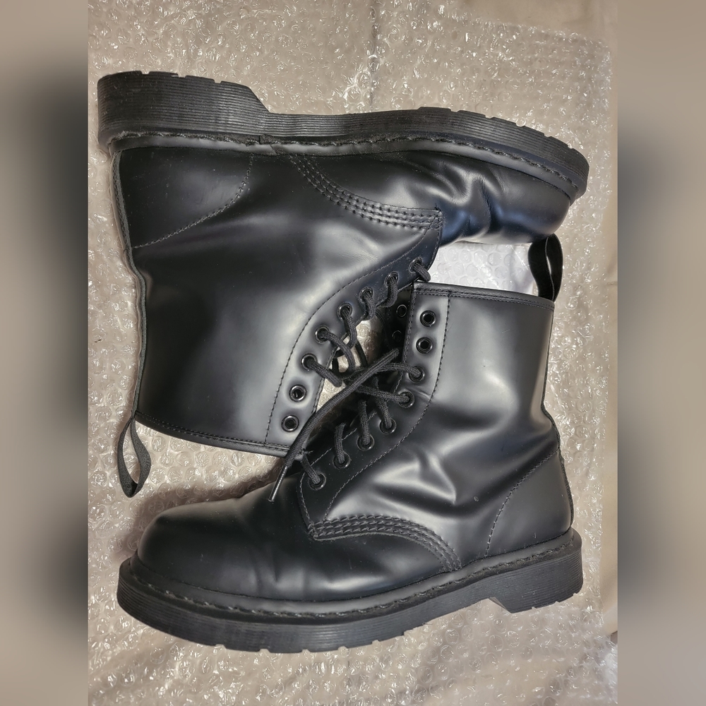 Dr Marten 1460 MONO SMOOTH LEATHER LACE UP BLACK US 10 MEN